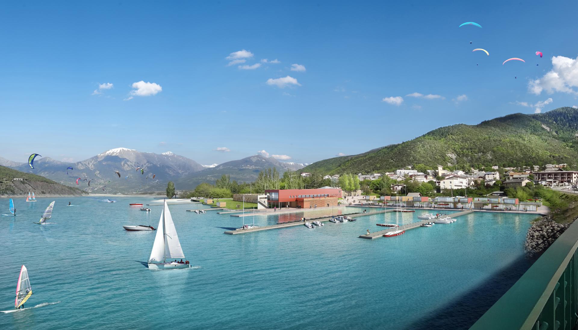 Les travaux de la Capitainerie de Serre-Ponçon ont débuté